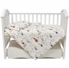Сменная постель 3 эл. Twins Comfort Soft (фланель) 3010-TS-202, Rabbits, беж светлый
